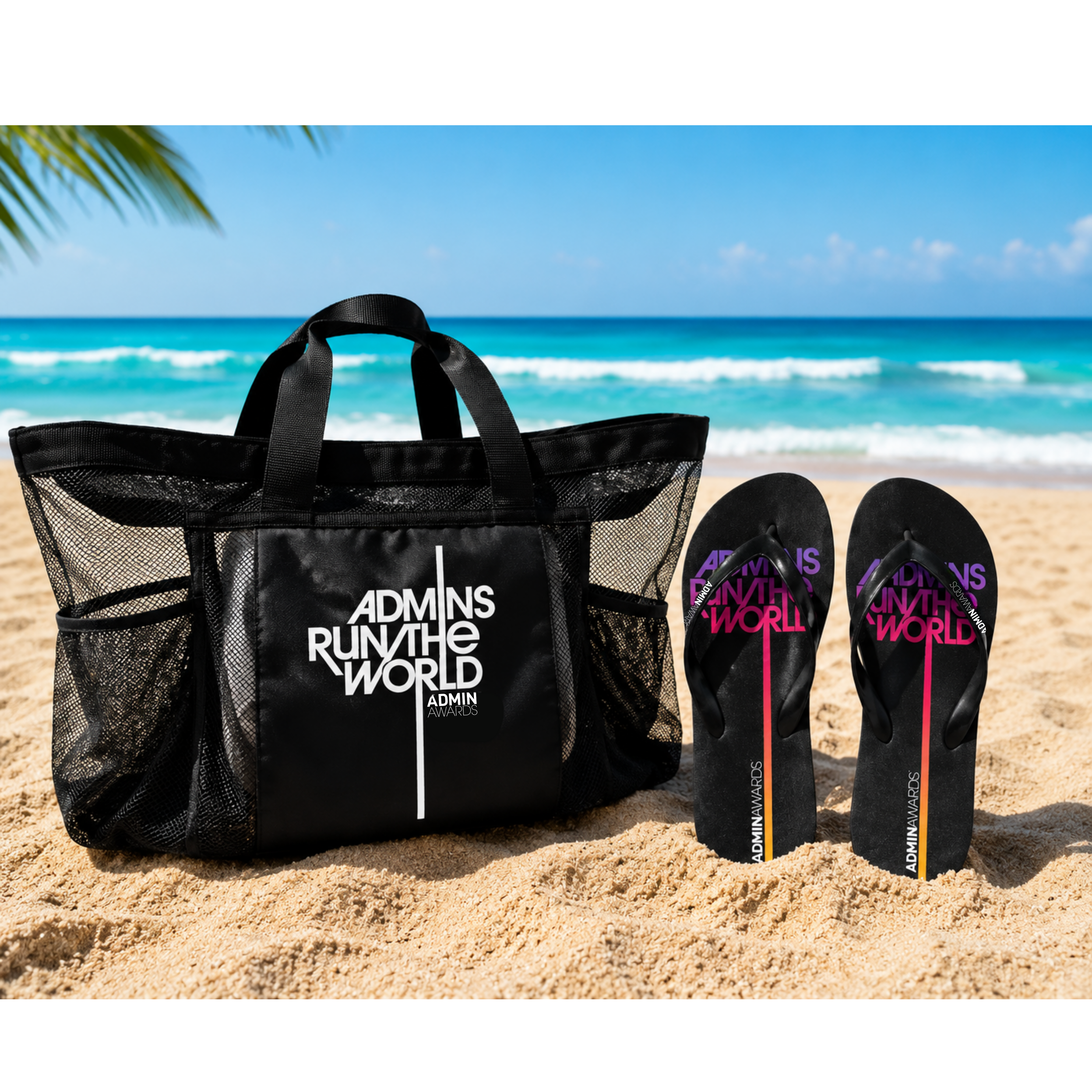 2026 Flip Flops and Beach Bag Admin Gift